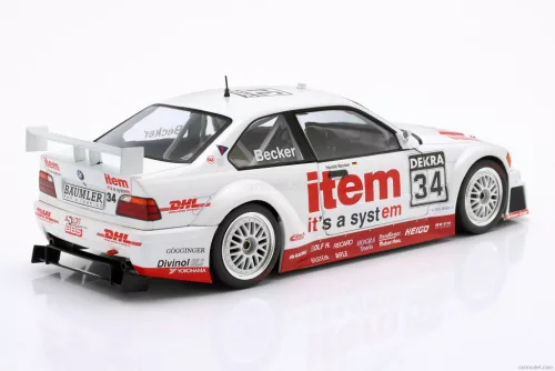 BMW  3-SERIES 325i COUPE (E36) TEAM WS-DHL N 34 DTM SEASON 1994 HARALD BECKER  WHITE RED