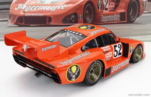 PORSCHE  935 K4 TURBO TEAM KREMER JAGERMEISTER N 52 2nd ZOLDER DRM 1981 B.WOLLEK