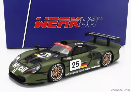 PORSCHE 911 3.2L GT1 EVO TEAM PORSCHE AG N 25 PRE QUALIFYING 24h LE MANS 1997 T.BOUTSEN - H.J.STUCK - Y.DALMAS