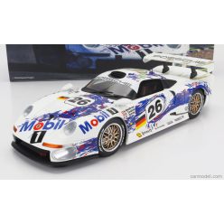   PORSCHE   911 GT1 3.2L TURBO TEAM PORSCHE AG MOBIL1 N 26 3rd 24h LE MANS 1996 Y.DALMAS -  K.WENDLINGER - S.GOODYEAR   WHITE BLUE