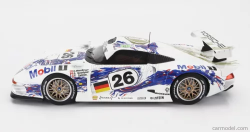 PORSCHE   911 GT1 3.2L TURBO TEAM PORSCHE AG MOBIL1 N 26 3rd 24h LE MANS 1996 Y.DALMAS -  K.WENDLINGER - S.GOODYEAR   WHITE BLUE