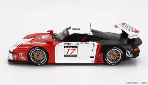 PORSCHE 911 GT1 3.2L TURBO TEAM SOCIETE JB N 17 FIA GT NURBURGRING 1997 E.COLLARD - J.VON GARTZEN