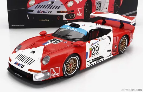 PORSCHE  911 GT1 3.2L TURBO TEAM SOCIETE JB N 29 24h LE MANS 1997 A.FERTE - J.VON GARTZEN - O.THEVENIN