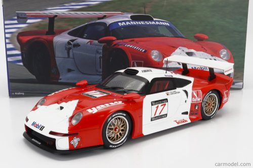 PORSCHE   911 GT1 3.2L TURBO TEAM SOCIETE JB N 17 24h SPA 1997 E.COLLARD - J.VON GARTZEN   RED WHITE