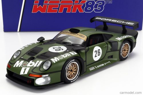 PORSCHE  911 GT1 3.2L TURBO  TEAM PORSCHE AG MOBIL1 N 26 PRE QUALIFYING 24h LE MANS 1996 Y.DALMAS - H.J.STUCK - K.WENDLINGER