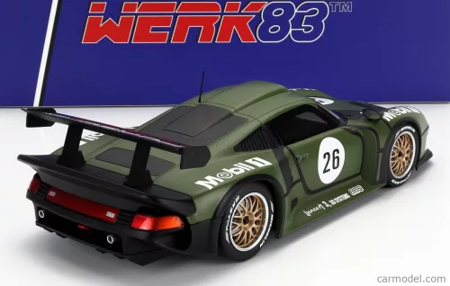PORSCHE  911 GT1 3.2L TURBO  TEAM PORSCHE AG MOBIL1 N 26 PRE QUALIFYING 24h LE MANS 1996 Y.DALMAS - H.J.STUCK - K.WENDLINGER