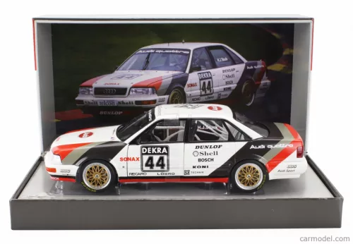 AUDI  QUATTRO V8 TEAM SCHMIDT MOTORSPORT TECHNIK N 44 WINNER DTM SEASON 1990 HANS JOACHIM STUCK  WHITE GREY RED