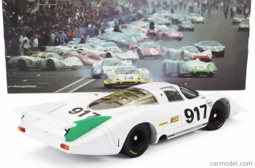 PORSCHE  917LH 4.5L N 917 GENEVE MOTOR SHOW 1969  WHITE GREEN
