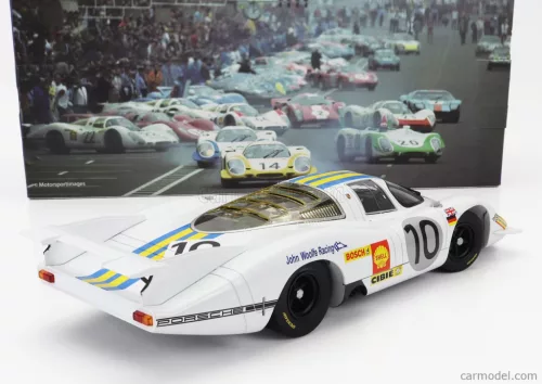 PORSCHE  917 LH 4.5L TEAM JOHN WOOLFE RACING N 10 24h LE MANS 1969 JOHN WOOLFE - HERBERT LINGE  WHITE