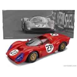   FERRARI   330 P3 4.0L V12 SPIDER TEAM N.A.R.T. NORTH AMERICAN RACING N 27 24h LE MANS 1966 PEDRO RODRIGUEZ - RICHIE GINTHER   RED