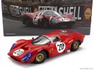 FERRARI  330 P3 4.0L V12 COUPE TEAM FERRARI SEFAC N 20 24h LE MANS 1966 LUDOVICO SCARFIOTTI - MIKE PARKES  RED