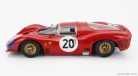 FERRARI  330 P3 4.0L V12 COUPE TEAM FERRARI SEFAC N 20 24h LE MANS 1966 LUDOVICO SCARFIOTTI - MIKE PARKES  RED