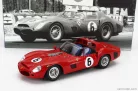 FERRARI  330 TRI/LM SPIDER 4.0L V12 TEAM SPA FERRARI SEFAC N 6 WINNER 24h LE MANS 1962 OLIVER GENDEBIEN - PHIL HILL  RED