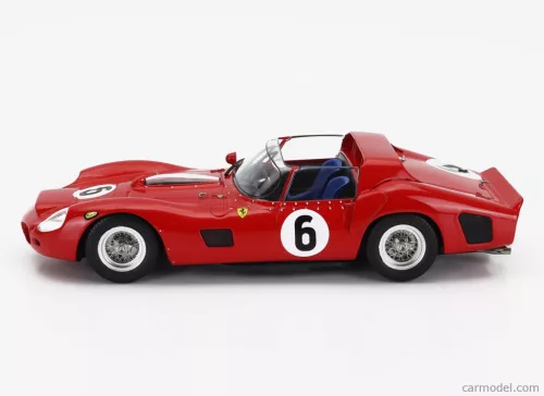 FERRARI  330 TRI/LM SPIDER 4.0L V12 TEAM SPA FERRARI SEFAC N 6 WINNER 24h LE MANS 1962 OLIVER GENDEBIEN - PHIL HILL  RED