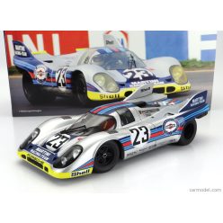   PORSCHE  917K 4.9L TEAM MARTINI RACING N 23 1000km SPA 1971 HELMUT MARKO - GIJS VAN LENNEP  SILVER RED BLUE YELLOW