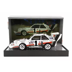   AUDI  QUATTRO SPORT S1 E2 N 1 WINNER RALLY PIKES PEAK HILL CLIMB 1987 WALTER ROHRL  YELLOW WHITE RED