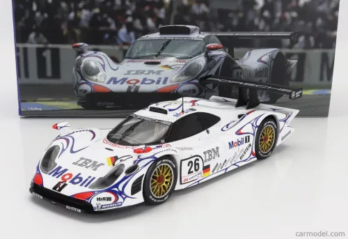 PORSCHE  911 GT1-98 3.2L TURBO TEAM PORSCHE AG MOBIL-1 N 26 WINNER 24h LE MANS 1998 ALLAN McNISH - LAURENT AIELLO - STEPHANE ORTELLI