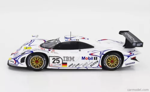 PORSCHE  911 GT1-98 3.2L TURBO TEAM PORSCHE AG MOBIL-1 N 25 2nd 24h LE MANS 1998 UWE ALZEN - JORG MULLER - BOB WOLLEK