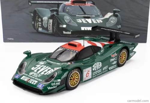 PORSCHE  911 GT1-98 3.2L TURBO TEAM ZAKSPEED RACING N 6 FIA GT CHAMPIONSHIP SILVERSTONE 1998 MICHAEL BARTELS - ARMIN HAHNE  GREEN