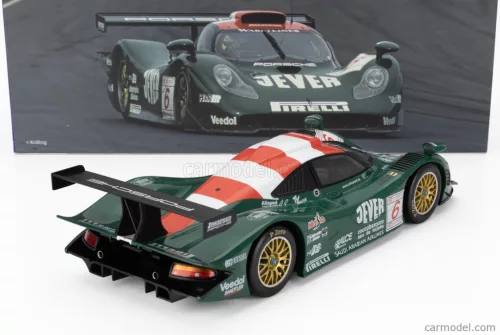 PORSCHE  911 GT1-98 3.2L TURBO TEAM ZAKSPEED RACING N 6 FIA GT CHAMPIONSHIP SILVERSTONE 1998 MICHAEL BARTELS - ARMIN HAHNE  GREEN