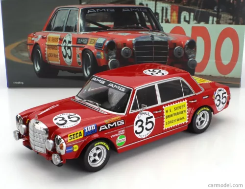 MERCEDES BENZ  300 SEL 6.8 TEAM MERCEDES AMG N 35 2nd 24h SPA FRANCORCHAMPS 1971 HANS HEYER - CLEMENS SCHICKENTANZ  RED