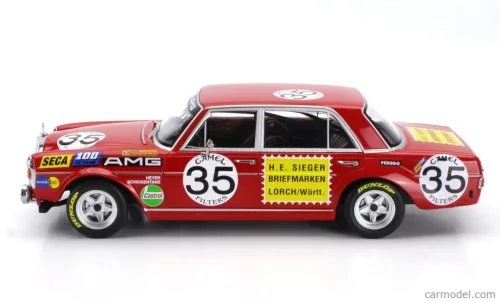 MERCEDES BENZ  300 SEL 6.8 TEAM MERCEDES AMG N 35 2nd 24h SPA FRANCORCHAMPS 1971 HANS HEYER - CLEMENS SCHICKENTANZ  RED