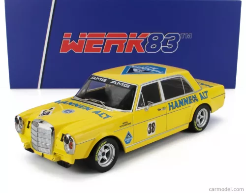 MERCEDES BENZ  300 SEL 6.8 TEAM HANNEN ALT N 38 HOCKENHEIM 1971 HANS HEYER  YELLOW