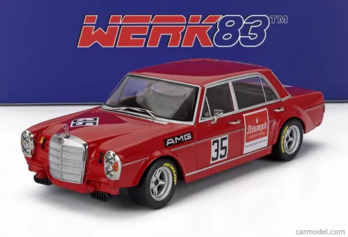 MERCEDES BENZ   300 SEL 6.8 AMG N 35 SUDWESTPOKAL HOCKENHEIM 1971 HELMUT KELLENERS   RED
