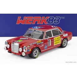   MERCEDES BENZ  300 SEL 6.8 TEAM MERCEDES AMG N 11 24h PAUL RICARD 1971 HANS HEYER - CLEMENS SCHICKENTANZ  RED