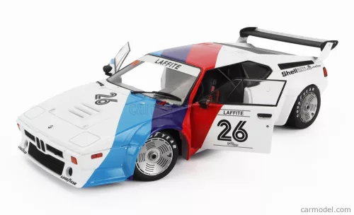 BMW  M1 M88 3.5L TEAM BMW MOTORSPORT N 26 PROCAR SERIES 1979 JACQUES LAFFITE  WHITE BLUE RED