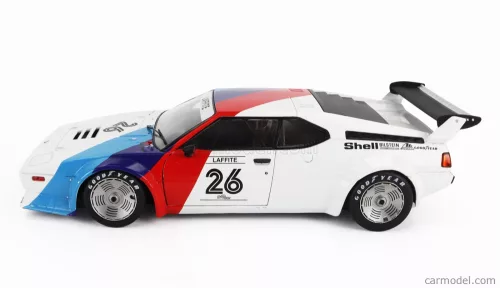 BMW  M1 M88 3.5L TEAM BMW MOTORSPORT N 26 PROCAR SERIES 1979 JACQUES LAFFITE  WHITE BLUE RED