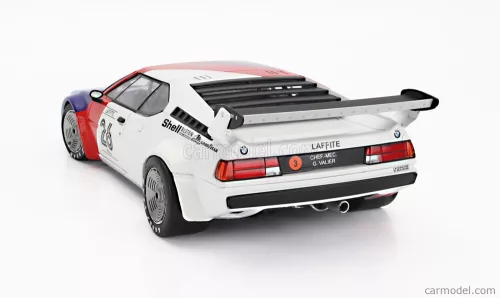 BMW  M1 M88 3.5L TEAM BMW MOTORSPORT N 26 PROCAR SERIES 1979 JACQUES LAFFITE  WHITE BLUE RED