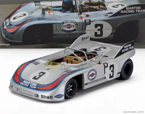 PORSCHE  908/03 N 3 WINNER 1000km NURBURGRING 1971 LEFORD LARROUSSE  SILVER