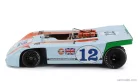 PORSCHE  908/03 SPIDER TEAM JOHN WYER AUTOMOTIVE ENGINEERING GULF N 12 WINNER TARGA FLORIO 1970 JO SIFFERT - BRIAN REDMAN  LIGHT BLUE ORANGE