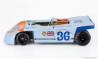 PORSCHE  908/03 SPIDER TEAM JOHN WYER AUTOMOTIVE ENGINEERING GULF N 36 TARGA FLORIO 1970 RICHARD ATTWOOD - BJORN WALDEGAARD  LIGHT BLUE ORANGE
