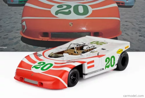 PORSCHE  908/03 3.0L N 20 TARGA FLORIO 1970 VIC ELFORD - HANS HERRMANN  WHITE RED