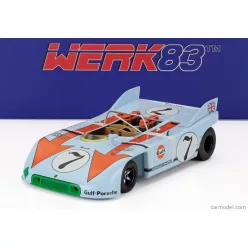   PORSCHE  908/03 GULF SPIDER N 7 TARGA FLORIO 1971 JO SIFFERT - BRIAN REDMAN  LIGHT BLUE