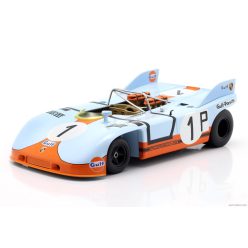   PORSCHE  908/3 SPIDER TEAM GULF N 1 2nd 1000km NURBURGRING 1971 PEDRO RODRIGUEZ - JO SIFFERT  LIGHT BLUE ORANGE