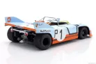 PORSCHE  908/3 SPIDER TEAM GULF N 1 2nd 1000km NURBURGRING 1971 PEDRO RODRIGUEZ - JO SIFFERT  LIGHT BLUE ORANGE