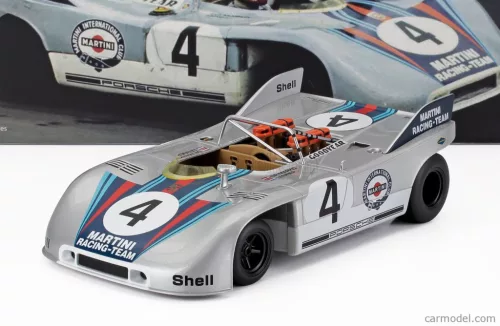 PORSCHE  908/3 SPIDER TEAM MARTINI RACING N 4 3rd 1000km NURBURGRING 1971 HELMUT MARKO - GIJS VAN LENNEP  SILVER RED BLUE