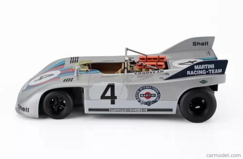 PORSCHE  908/3 SPIDER TEAM MARTINI RACING N 4 3rd 1000km NURBURGRING 1971 HELMUT MARKO - GIJS VAN LENNEP  SILVER RED BLUE