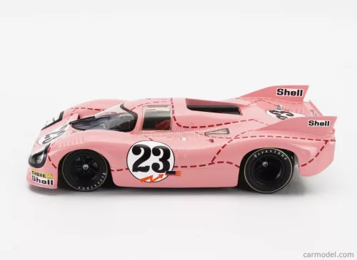 PORSCHE  917/20 4.9L TEAM MARTINI INTERNATIONAL RACING PINK PIG N 23 1st PRACTICE 24h LE MANS 1971 REINHOLD JOST - WILLI KAUHSEN