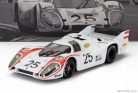 PORSCHE  917LH 4.5L TEAM PORSCHE SYSTEM ENGENEERING N 25 POLE POSITION 24h LE MANS 1970 VIC ELFORD - KURT AHRENS  WHITE RED