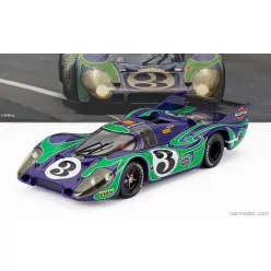   PORSCHE  917LH 4.5L TEAM MARTINI RACING INTERNATIONAL N 3 2nd 24h LE MANS 1970 GERARD LARROUSSE - WILLI KAUHSEN  BLUE GREEN