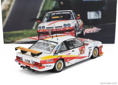 OPEL  MANTA GT TEAM AUTOMOBILCLUB VON DEUTSCHLAND N 121 24h NURBURGRING 2023 HANS-OLAF BECKMANN - PETER HASS - JURGEN SCHULTEN - VOLKER STRYCEK  WHITE ORANGE YELLOW