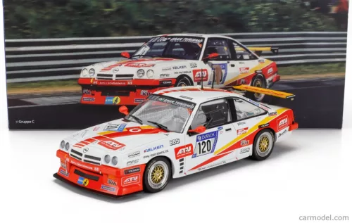 OPEL  MANTA GT TEAM KISSLING MOTORSPORTS N 120 24h NURBURGRING 2018 HANS-OLAF BECKMANN - PETER HASS - JURGEN SCHULTEN - VOLKER STRYCEK  WHITE ORANGE YELLOW