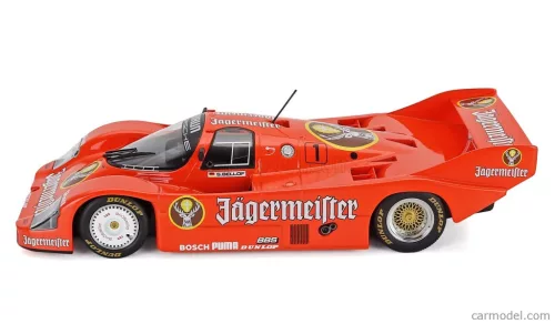 PORSCHE  956B JAGERMEISTER TEAM BRUN MOTORSPORT N 1 3rd 200 MILES NORISRING 1984 STEFAN BELLOF  ORANGE