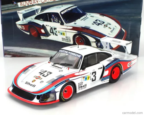 PORSCHE  935/78 3.2L TWIN TURBO MOBY DICK TEAM MARTINI RACING PORSCHE SYSTEM N 43 24h LE MANS 1978 ROLF STOMMELEN - MANFRED SCHURTI  WHITE BLUE RED