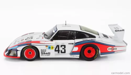 PORSCHE  935/78 3.2L TWIN TURBO MOBY DICK TEAM MARTINI RACING PORSCHE SYSTEM N 43 24h LE MANS 1978 ROLF STOMMELEN - MANFRED SCHURTI  WHITE BLUE RED