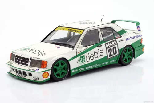 MERCEDES BENZ  190E EVO2 TEAM ZAKSPEED RACING N 20 NORISRING RACE DTM 1991 MICHAEL SCHUMACHER  WHITE GREEN